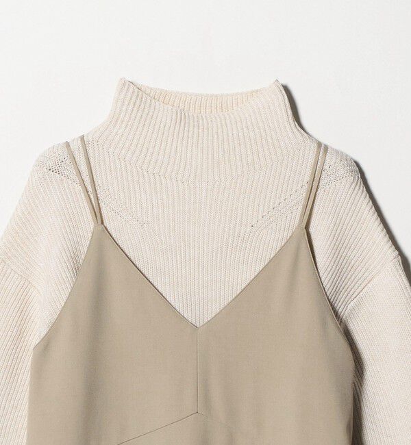 UNITED ARROWS green label relaxing「タートルネック ニット &times; キャミソールワンピース セット」|ワンピース|