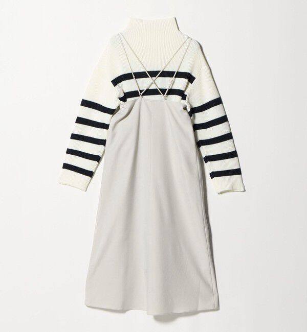 UNITED ARROWS green label relaxing「タートルネック ニット &times; キャミソールワンピース セット」|ワンピース|