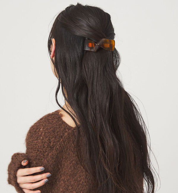 UNITED ARROWS green label relaxing「＜SUI AVA＞リボン バレッタ」|ヘアバンド|