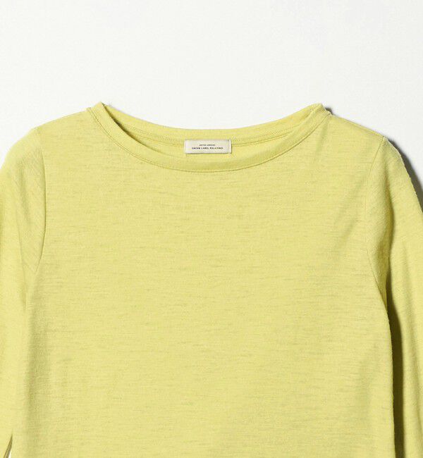 UNITED ARROWS green label relaxing「ウール フライス クルーネック カットソー  ウォッシャブル」|Tシャツ・カットソー|