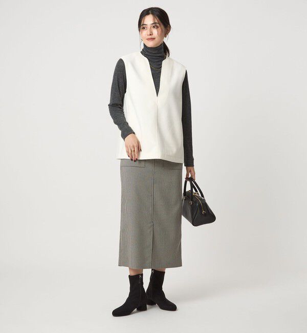 UNITED ARROWS green label relaxing「ウール フライス タートルネック カットソー ウォッシャブル」|Tシャツ・カットソー|