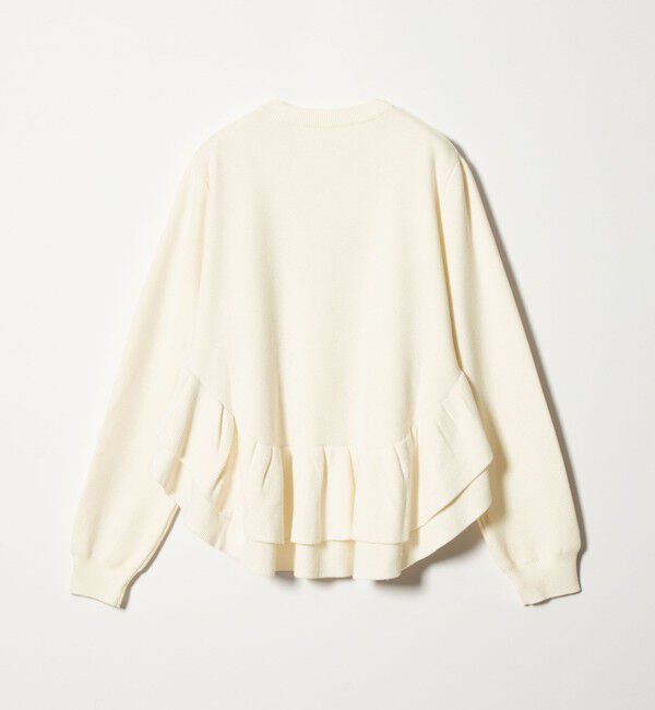 EMMEL REFINES「＜EMMEL REFINES＞EM スソダブルフリル ニットプルオーバー」|ニット・セーター|