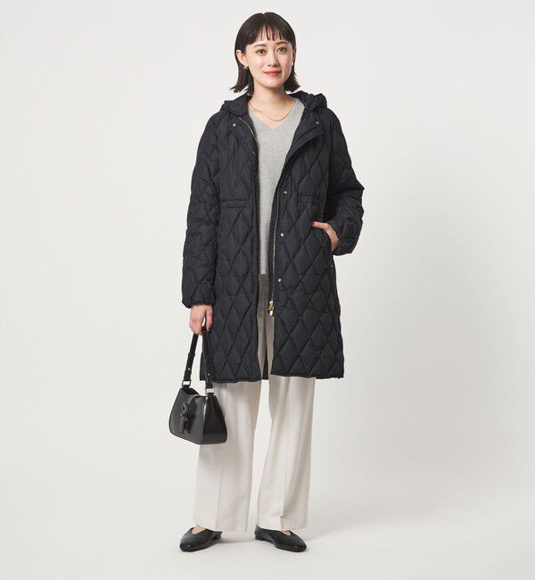 UNITED ARROWS green label relaxing「キルティング ライト ダウン コート 撥水」|ダウン|