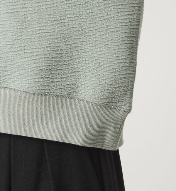 UNITED ARROWS green label relaxing「【WEB限定】＜at ease＞フクレ ジャカード プルオーバー カットソー」|Tシャツ・カットソー|