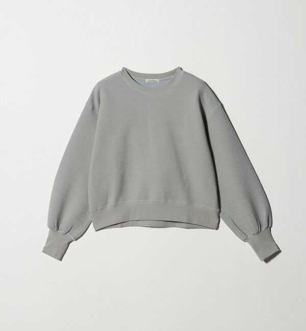 UNITED ARROWS green label relaxing「【WEB限定】＜at ease＞フクレ ジャカード プルオーバー カットソー」|Tシャツ・カットソー|
