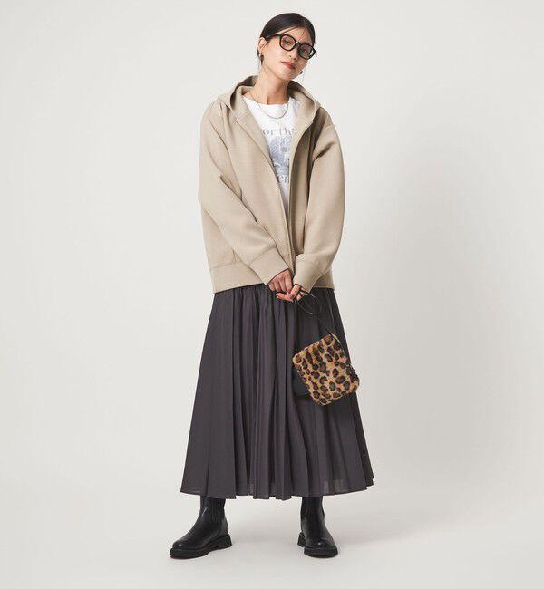 UNITED ARROWS green label relaxing「【WEB限定】＜at ease＞ダンボール ジップ フーディ―」|パーカー|