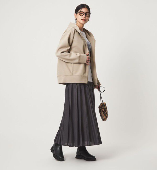 UNITED ARROWS green label relaxing「【WEB限定】＜at ease＞ダンボール ジップ フーディ―」|パーカー|