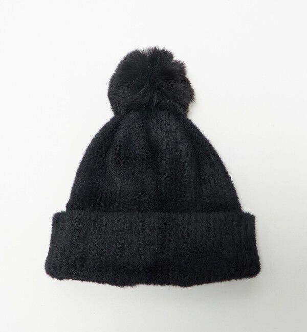UNITED ARROWS green label relaxing「ニットシャギー ポンポンキャップ / ニットキャップ」|ニット帽|