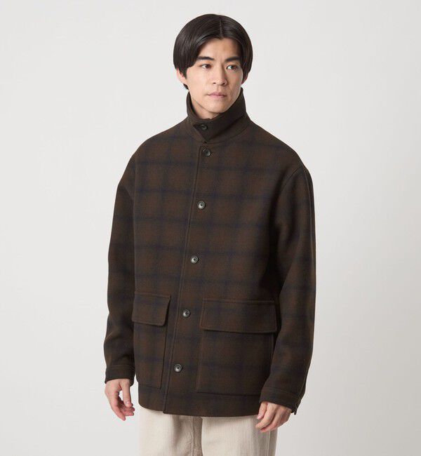 UNITED ARROWS green label relaxing「SENTDALE WOOL カバーオール」|ブルゾン・スタジャン|