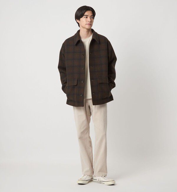 UNITED ARROWS green label relaxing「SENTDALE WOOL カバーオール」|ブルゾン・スタジャン|