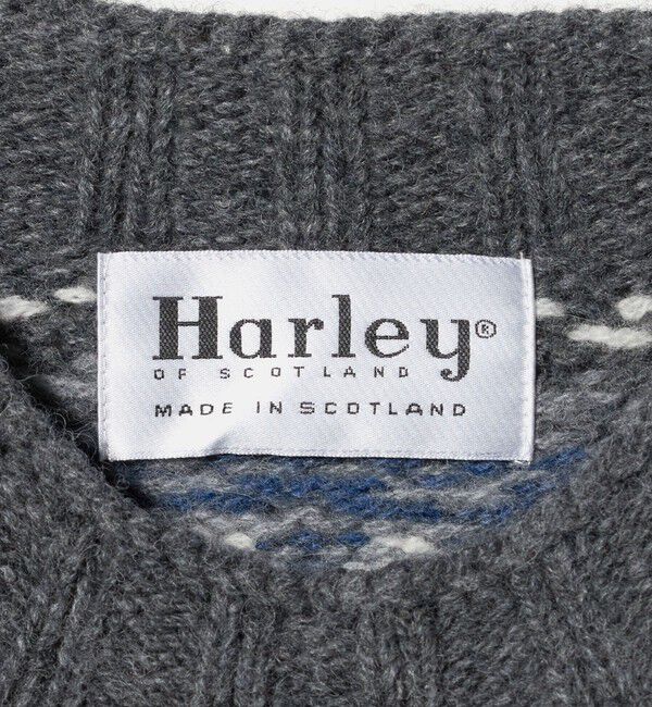 UNITED ARROWS green label relaxing「【別注】＜Harley of Scotland＞ノルディック プルオーバー ニット」|ニット・セーター|