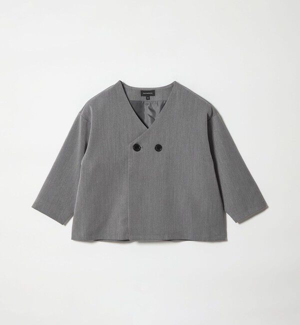 UNITED ARROWS green label relaxing「ノーカラージャケット + タックパンツ セット / キッズ 110cm-130cm」|スーツ|