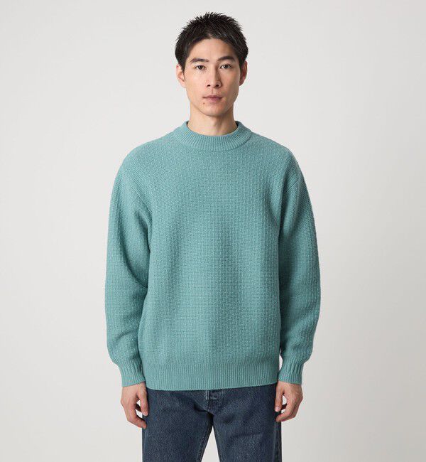 UNITED ARROWS green label relaxing「ハミルトンラム ワイドネック ニット」|ニット・セーター|
