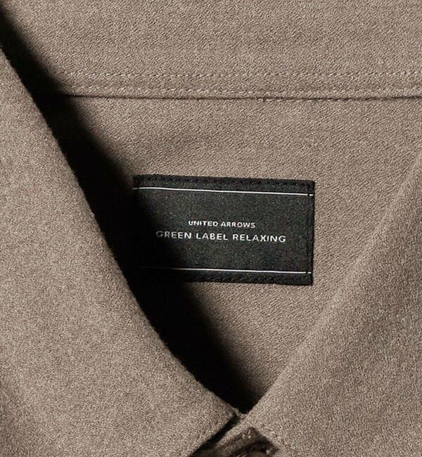 UNITED ARROWS green label relaxing「TRフラノ ジャストルーズ レギュラーカラー シャツ -ストレッチ-」|シャツ・ブラウス|