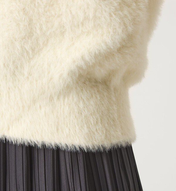 UNITED ARROWS green label relaxing「【WEB限定】＜at ease＞フェザーヤーン プルオーバー ニット」|ニット・セーター|