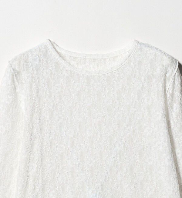 UNITED ARROWS green label relaxing「シアー レース プルオーバー カットソー」|Tシャツ・カットソー|