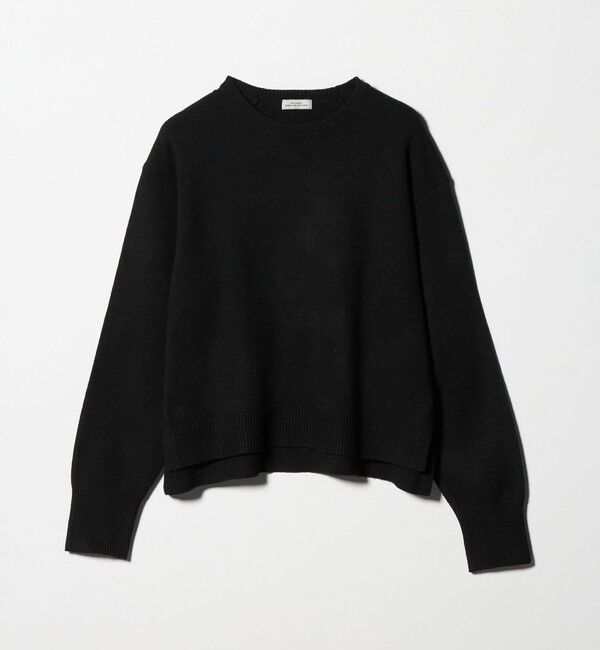 UNITED ARROWS green label relaxing「【WEB限定】＜at ease＞サイド スリット プルオーバー ニット ウォッシャブル」|ニット・セーター|