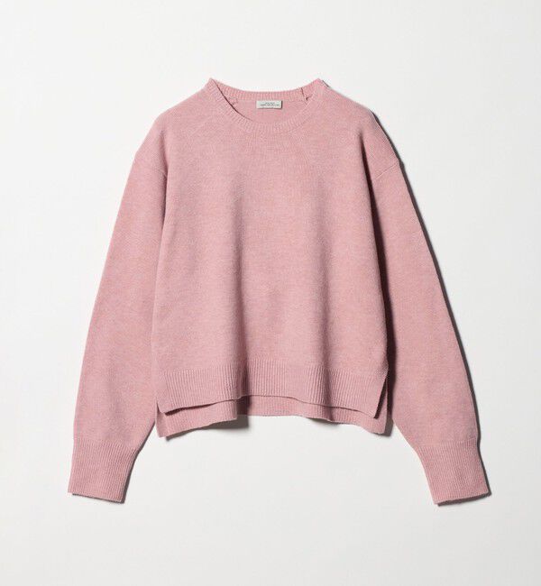 UNITED ARROWS green label relaxing「【WEB限定】＜at ease＞サイド スリット プルオーバー ニット ウォッシャブル」|ニット・セーター|