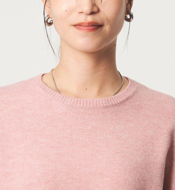 UNITED ARROWS green label relaxing「【WEB限定】＜at ease＞サイド スリット プルオーバー ニット ウォッシャブル」|ニット・セーター|