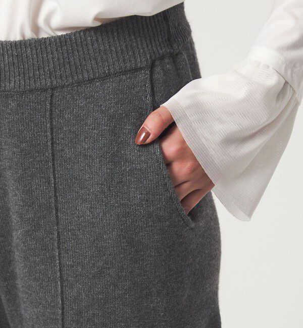 UNITED ARROWS green label relaxing「【WEB限定】＜at ease＞ニット パンツ ウォッシャブル」|その他|