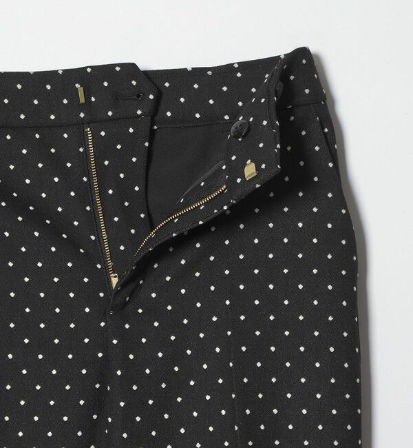 UNITED ARROWS green label relaxing「キチントボトムス ドット ジャガード ALLFIT テーパード パンツ ウォッシャブル ストレッチ」|スラックス|