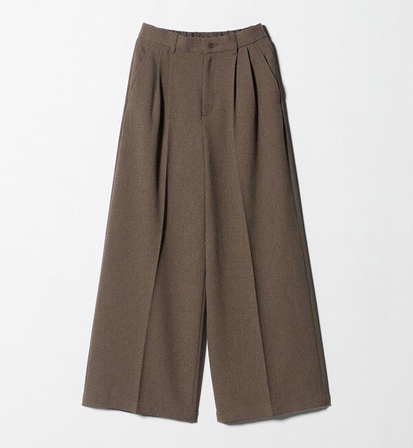 UNITED ARROWS green label relaxing「メランジ ツイル ワイド パンツ マシンウォッシャブル」|その他|