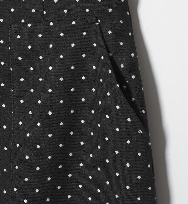 UNITED ARROWS green label relaxing「キチントボトムス ドット ジャガード Iライン スリム タイト スカート ウォッシャブル ストレッチ」|タイト|