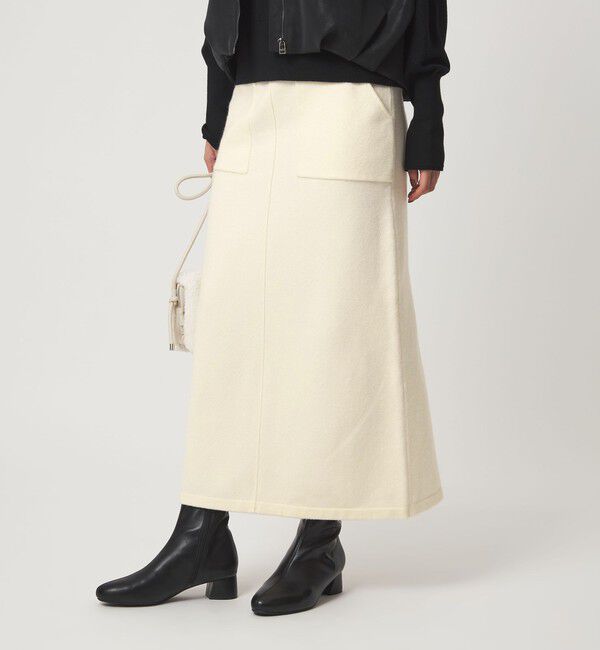 UNITED ARROWS green label relaxing「【WEB限定】＜at ease＞ニット タイト スカート ウォッシャブル」|タイト|