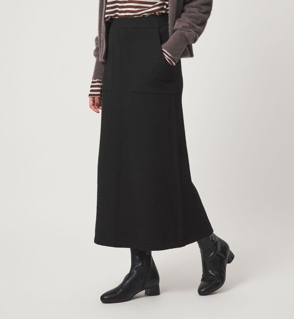 UNITED ARROWS green label relaxing「【WEB限定】＜at ease＞ニット タイト スカート ウォッシャブル」|タイト|