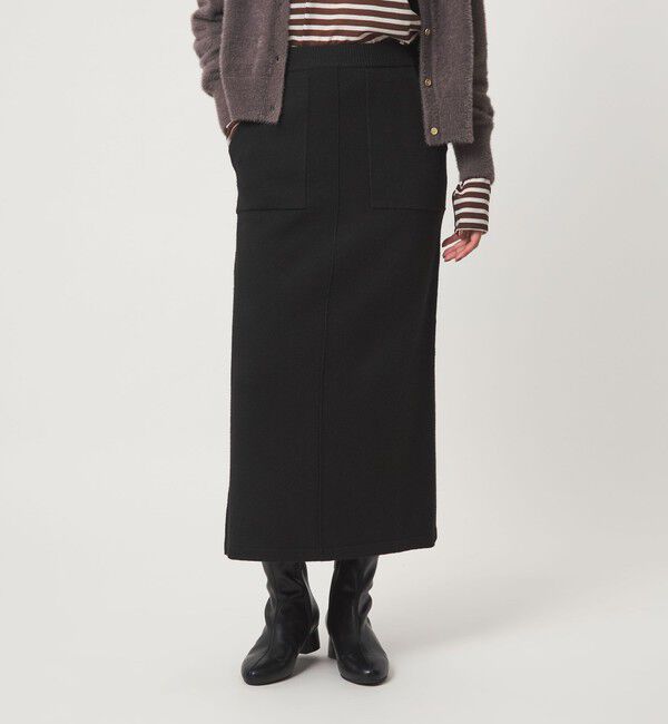 UNITED ARROWS green label relaxing「【WEB限定】＜at ease＞ニット タイト スカート ウォッシャブル」|タイト|