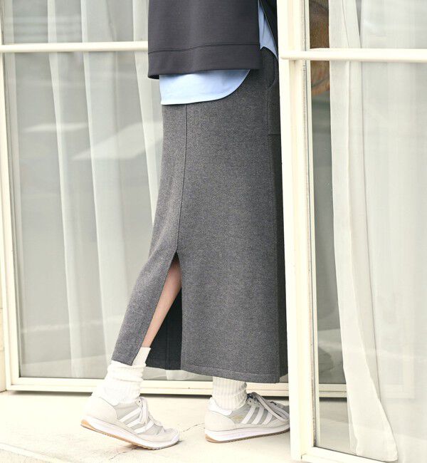 UNITED ARROWS green label relaxing「【WEB限定】＜at ease＞ニット タイト スカート ウォッシャブル」|タイト|