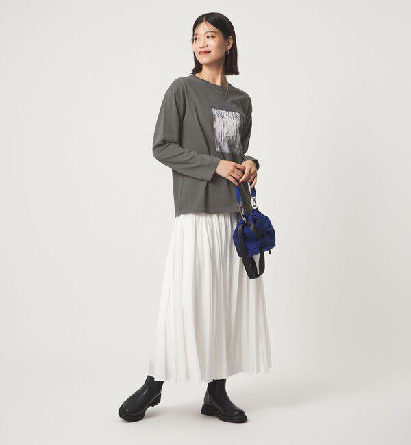 UNITED ARROWS green label relaxing「【WEB限定】＜at ease＞アソート フォト  ロングスリーブ カットソー」|Tシャツ・カットソー|