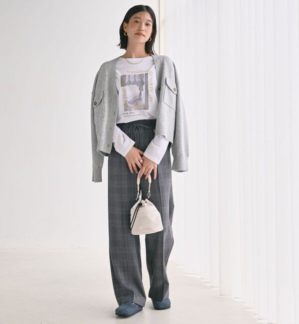 UNITED ARROWS green label relaxing「【WEB限定】＜at ease＞アソート フォト  ロングスリーブ カットソー」|Tシャツ・カットソー|