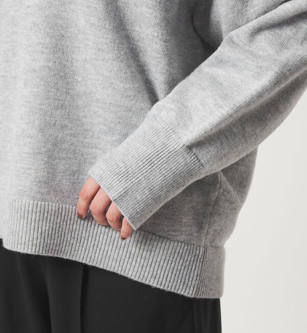 UNITED ARROWS green label relaxing「【WEB限定】＜at ease＞スキッパー プルオーバー ニット ウォッシャブル」|ニット・セーター|