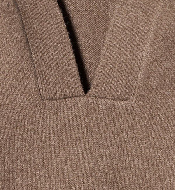 UNITED ARROWS green label relaxing「【WEB限定】＜at ease＞スキッパー プルオーバー ニット ウォッシャブル」|ニット・セーター|