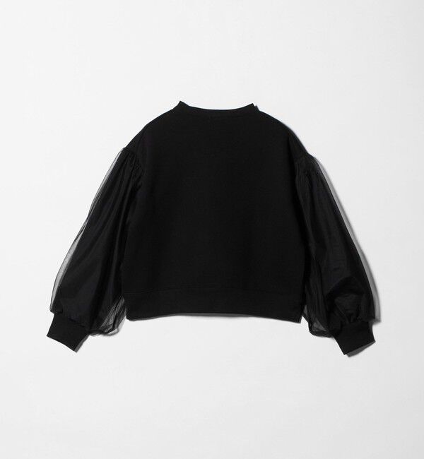 UNITED ARROWS green label relaxing「【WEB限定】＜at ease＞チュール ドッキング スウェット プルオーバー」|スウェット・ジャージ|