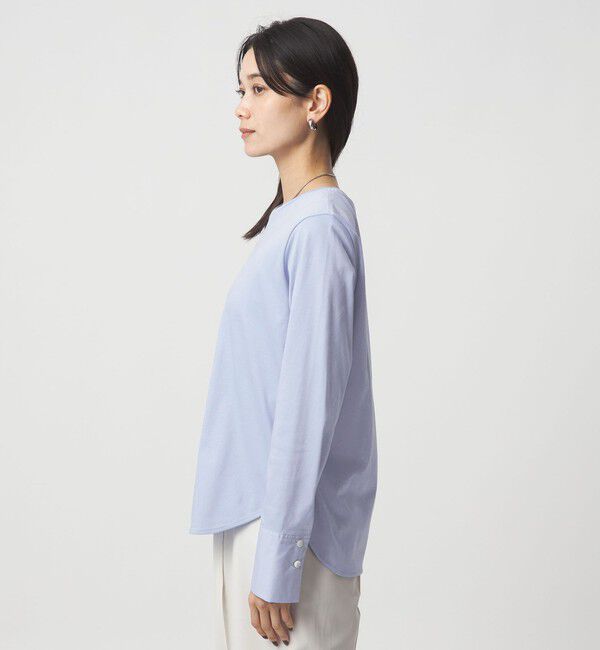 UNITED ARROWS green label relaxing「ドッキング カフス ロングスリーブ プルオーバー カットソー」|Tシャツ・カットソー|