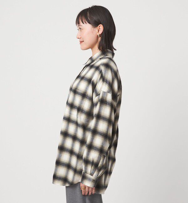 UNITED ARROWS green label relaxing「コットン ネル チェック シャツ」|シャツ・ブラウス|