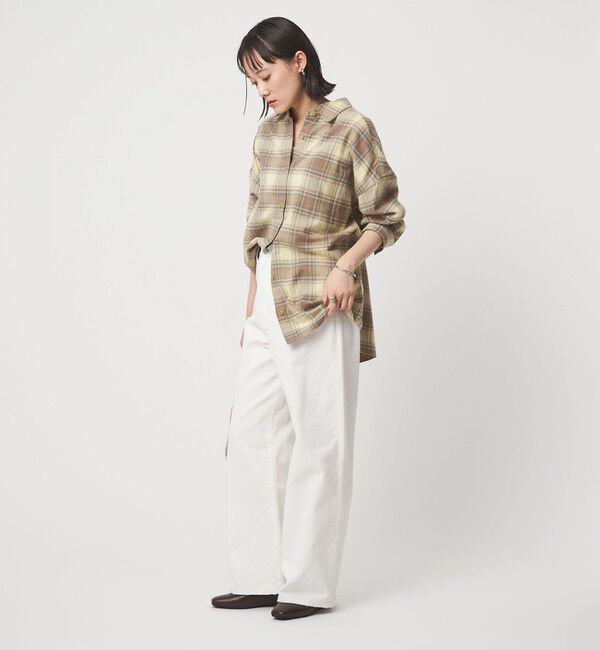 UNITED ARROWS green label relaxing「コットン ネル チェック シャツ」|シャツ・ブラウス|