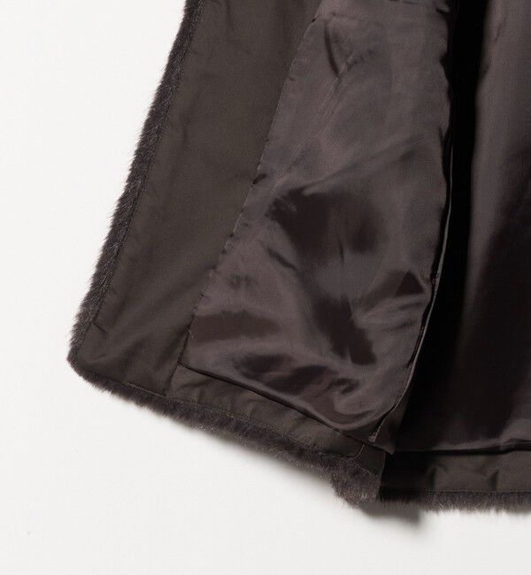 UNITED ARROWS green label relaxing「フェイクファー ベスト」|ベスト・ジレ|