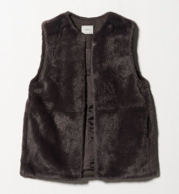UNITED ARROWS green label relaxing「フェイクファー ベスト」|ベスト・ジレ|