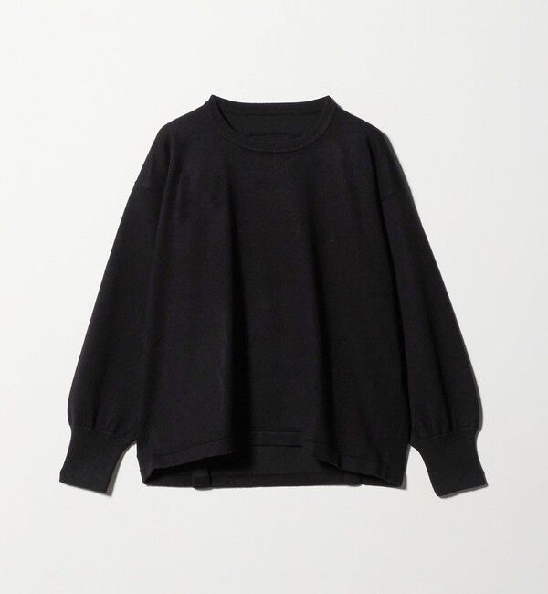 UNITED ARROWS green label relaxing「バックフォルム ニット プルオーバー マシンウォッシャブル」|ニット・セーター|