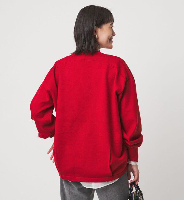 UNITED ARROWS green label relaxing「バックフォルム ニット プルオーバー マシンウォッシャブル」|ニット・セーター|