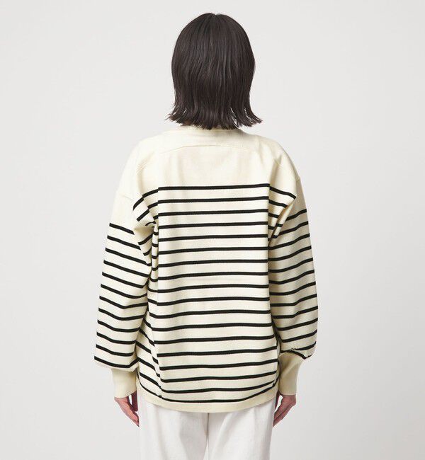 UNITED ARROWS green label relaxing「バックフォルム ニット プルオーバー マシンウォッシャブル」|ニット・セーター|