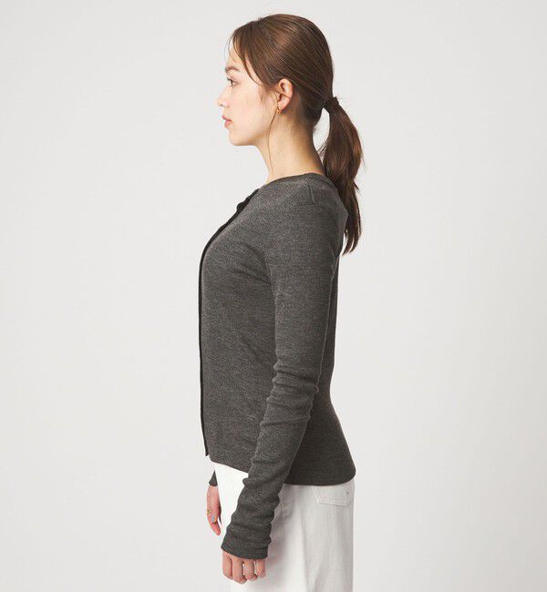 UNITED ARROWS green label relaxing「メランジ 2WAY カーディガン」|カーディガン|