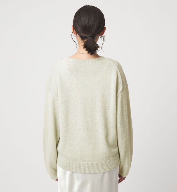 UNITED ARROWS green label relaxing「スパンコール ニット プルオーバー ウォッシャブル」|ニット・セーター|