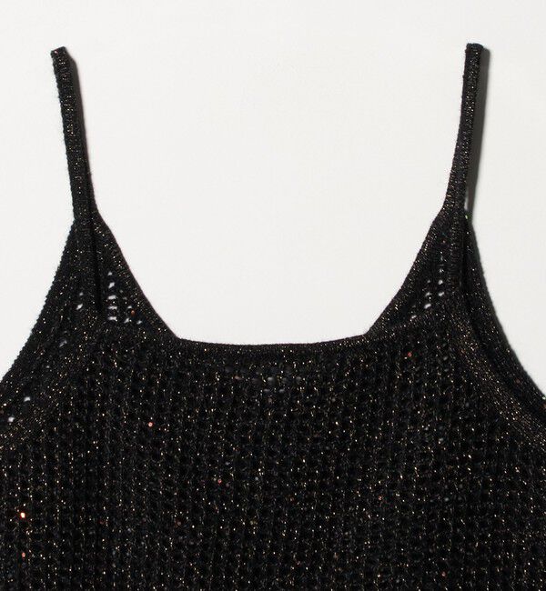 UNITED ARROWS green label relaxing「スパンコール ニット 2WAY キャミソール ウォッシャブル」|ベスト・ジレ|