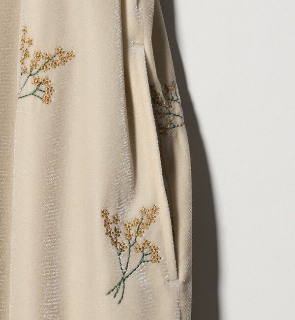 UNITED ARROWS green label relaxing「ベロア シシュウ キャミソール ワンピース」|ワンピース|