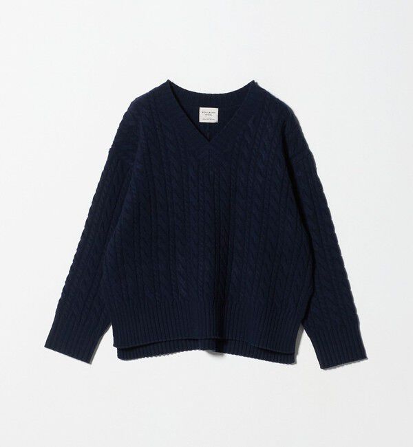 UNITED ARROWS green label relaxing「ゴールバーン Vネック ニット プルオーバー」|ニット・セーター|