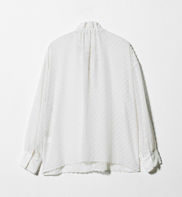 UNITED ARROWS green label relaxing「プチ リボンモチーフ ジャガード ブラウス」|シャツ・ブラウス|